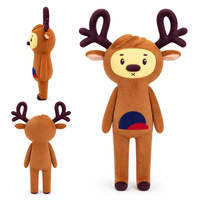 Peluche personnalisée Deerman, jouet en peluche de dessin animé, monstre cryptide, animal en peluche personnalisable, peluches douces et sûres pour les enfants