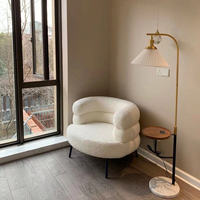 Chaise de salle à manger ergonomique populaire, moderne et confortable, avec éponge haute densité, laine, pieds en métal, imperméable, pour hôtel et loisirs