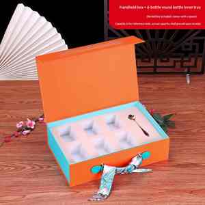 Nueva Caja de Embalaje Autoensamblable de Lujo con Diseño Creativo Pintado a Mano para Pañuelo de Seda Portátil de 75ml, con Diseño de Nido de Pájaro Instantáneo y Fresco - Product Image 6
