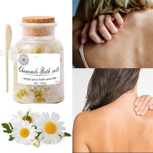 유기농 천연 비건 목욕 소금 순수 히말라야 사해 대마 크리스탈 라벤더 스킨 케어 스파 선물 꽃 장미 목욕 소금 - Product Image 3
