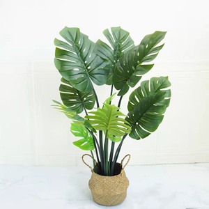 Giá Thấp Trong Nhà/Ngoài Trời Trang Chủ Trang Trí Nhân Tạo Bonsai Màu Xanh Lá Cây Cây Nhựa Vườn Cây - Product Image 3