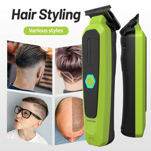 Máquina de corte de pelo <span class=keywords><strong>profesional</strong></span> para hombres, fábrica, venta al por mayor, pelo potente personalizado para cortadora, hoja de cerámica, Inglés para uso doméstico - Product Image 6