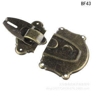 BF43 Zinc Alloy Furniture <b>Lock</b> 92x72mm Keyless Modern Design Wooden <b>Box</b> Use Durable - Product Image 4
