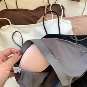 Caraco d'été irrégulier sans manches <span class=keywords><strong>dos</strong></span> <span class=keywords><strong>nu</strong></span> pour femmes, haut Slim Style loisirs - Product Image 4