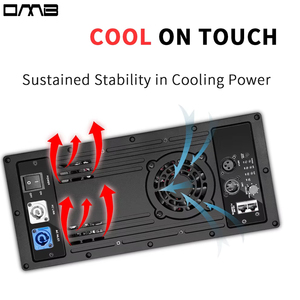 Pda3000 + cq260d वर्ग d 1000 w dswoofer सक्रिय स्पीकर एम्पलीफायर मॉड्यूल डी. जे. पेशेवर 1000 वाट पावर एम्पलीफायर मॉड्यूल - Product Image 4