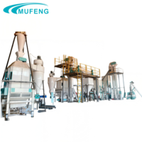Ligne de production automatique de granulés d'aliments pour volailles et bétail Mufeng, prix direct usine