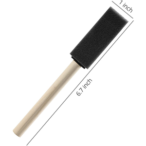 Pennelli in <span class=keywords><strong>spugna</strong></span> di schiuma da 1 pollice pennelli in schiuma <span class=keywords><strong>per</strong></span> la pittura <span class=keywords><strong>per</strong></span> macchiare, vernici e progetti artigianali - Product Image 4