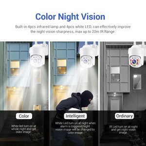Prix bas 2MP Mini caméra Wifi 360 Action pleine couleur Vision nocturne interphone bidirectionnel société caméras <span class=keywords><strong>de</strong></span> sécurité - Product Image 5
