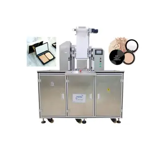 YETO SPA automatic aluminum plate power pressing eye shadow facial powder compact making machine