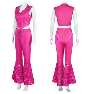 Carnaval Tv película Cos disfraz vida Real película adultos niños película vestido rosa Halloween Cosplay actuación disfraz <span class=keywords><strong>para</strong></span> niños y adultos - Product Image 2