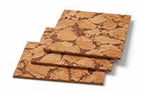 Panel de Corcho Acústico Autoadhesivo con Certificación FSC, Mosaico de Corteza de Corcho Natural, NRC0.3, 5 Colores, Personalizable OEM