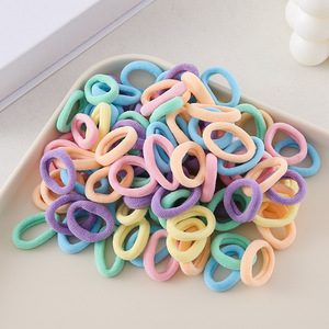 <span class=keywords><strong>2025</strong></span> Nóng Bán 100Pcs Nhựa Đàn Hồi Ngọt Ngào Tóc Ban Nhạc Cô Gái Đầy Màu Sắc Tóc Rope Tie Trẻ Em Đuôi Ngựa Chủ Tóc Phụ Kiện - Product Image 3