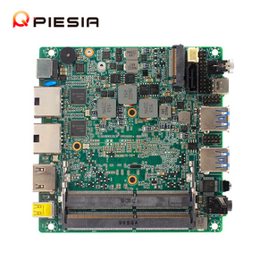 เมนบอร์ดสำหรับเล่นเกมคอมพิวเตอร์พร้อมโปรเซสเซอร์ I5/i7 รุ่นที่ 8 DDR4 แลนคู่ 4*USB จอแสดงผลคู่ 4K มินิ ดีพี - Product Image 2