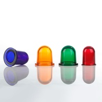 Dôme en verre moderne de haute qualité, fabriqué à la main, pour intérieur, test de résistance aux chocs 7J, anti-explosion, écologique, rouge, bleu, vert