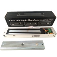 Minuterie électromagnétique LED 12V/24V dc, anti-défaillance, minuterie 280kg(600lbs), contrôle d'accès maglock, verrouillage magnétique pour porte en bois