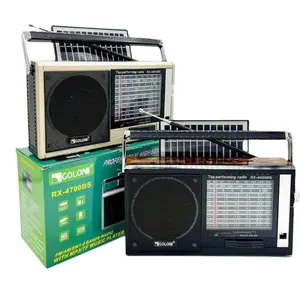Eletree ticaret Rx-4600Bs taşınabilir güneş ve şarj edilebilir dijital Am Fm Sw1-8 10 bant Ka dünya radyo alıcısı
