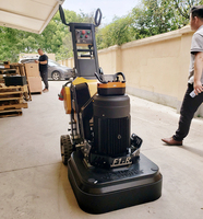 Machine à polir et à meuler les sols en béton automatique à commande à distance intelligente, 4 têtes, 28 pouces, à poussée manuelle