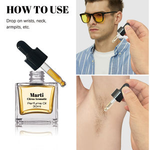 Vente en gros de nouveaux parfums pour hommes personnalisés, 30 ml, <span class=keywords><strong>parfum</strong></span> boisé aromatique aux agrumes, huile de <span class=keywords><strong>parfum</strong></span> à pipette - Product Image 4