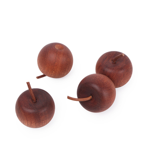 Fournisseur direct d'usine transfrontalier, <span class=keywords><strong>livraison</strong></span> <span class=keywords><strong>rapide</strong></span>, ornements en bois en forme de pomme, objets décoratifs - Product Image 1