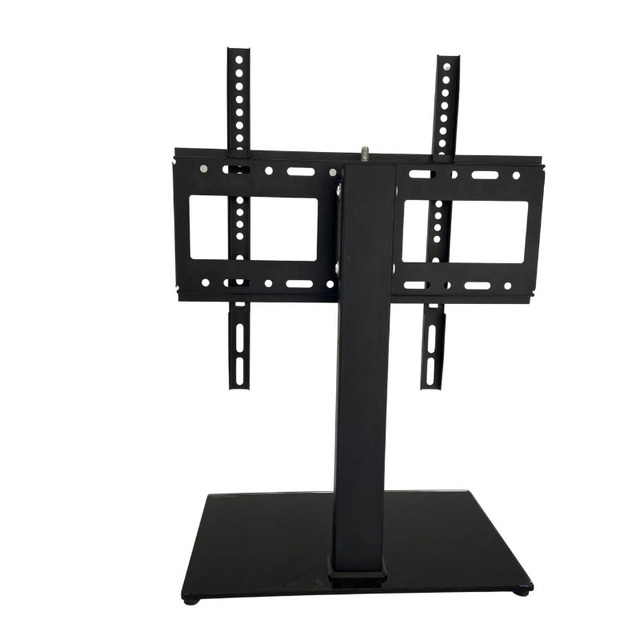 Tv Table Desktop Stands Height Adjustable High Quality Desk Tv Bracket Steel Metal Display Universal Solid Base