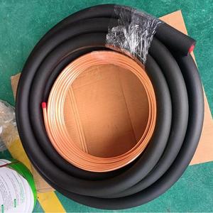 Set di <span class=keywords><strong>tubi</strong></span> in <span class=keywords><strong>rame</strong></span> per sistemi HVAC, tubazioni in <span class=keywords><strong>rame</strong></span> 99,99% puro, diametri 3/8, 3/4, 7/8 pollici, <span class=keywords><strong>tubi</strong></span> in <span class=keywords><strong>rame</strong></span> con isolamento selezionato - Product Image 5