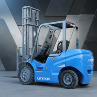 Forklift Counterbalance Listrik Liftron Seri DE 2.5 Ton dengan Ban Solid untuk Area Penerimaan dan Penyortiran Proyek, Model CPD25