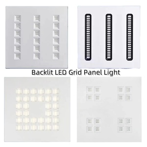 Precio de fábrica Luz plana <span class=keywords><strong>LED</strong></span> moderna <span class=keywords><strong>Panel</strong></span> de rejilla retroiluminado ultrafino Cuadrado <span class=keywords><strong>595x595mm</strong></span> Aluminio 40W - Product Image 5