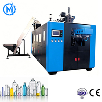 Máquina Automática para Soplado de Botellas PET, 9 Cavidades, Motor Servo, 18000 BPH, Tipo Lineal, para Fabricación de Botellas PET de Agua Mineral