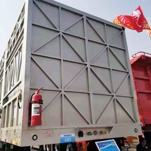 Genron Nuovo Modello di Marca Tri-asse <span class=keywords><strong>Trasporto</strong></span> di Animali Palo Recinzione Semi Rimorchio Per Il <span class=keywords><strong>Trasporto</strong></span> Bovini, Ovini Cavallo - Product Image 5