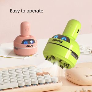 Custom Logo Printed <b>Mini</b> Handheld Wireless ABS Material Desktop <b>Vacuum</b> <b>Cleaner</b> USB Keyboard <b>Cleaner</b> for Household Cleaning - Product Image 3