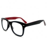 Montures de lunettes rétro tendance en acétate unisexe, légères, effet écaille de tortue, avec accents métalliques, prix de gros