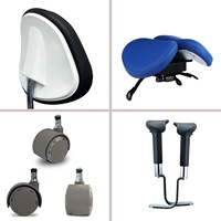 Chaise dentaire ergonomique avec dossier réglable pour hôpitaux Tabouret dentaire Chaise de dentiste avec accoudoir Mobilier de bureau hospitalier