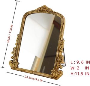 <span class=keywords><strong>Espejo</strong></span> Vintage decorativo <span class=keywords><strong>de</strong></span> pared <span class=keywords><strong>antiguo</strong></span> europeo hecho a mano diseño Art Deco barroco francés personalizado al por mayor resina estética - Product Image 4