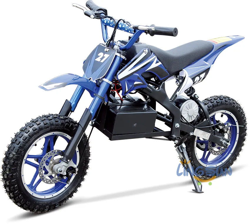 LINGSUN Kids Motos a gasolina motor dirt bike, 2 tempi 49cc motocicletas