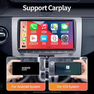 Grandnavi 2din 9 pouces Android 14 4G 64G sans fil Carplay Android Auto BT WIFI <span class=keywords><strong>GPS</strong></span> WIFI FM AM RDS écran tactile pour voiture <span class=keywords><strong>volkswagen</strong></span> - Product Image 2