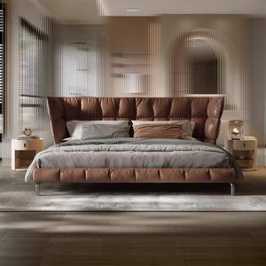 เตียงนอน<span class=keywords><strong>คู่</strong></span>สไตล์จีน ผลิตเฟอร์นิเจอร์ทันสมัยสำหรับห้องนอน - Product Image 2