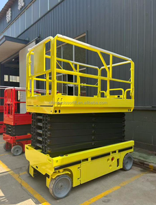 Xe nâng người tự hành dạng kéo cắt, nâng cao 10m, tải trọng 320kg, sử dụng pin, dành cho các công việc trên cao - Product Image 3