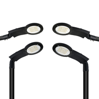 Lampadaire LED ASL05 avec indice de protection IP65, construction en alliage d'aluminium et angles de faisceau réglables (70/80/90) pour applications routières