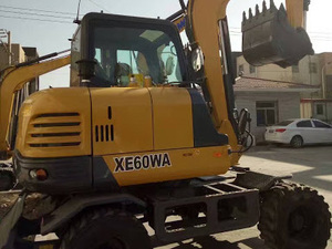 Produit en promotion XE60WGA : Nouvelle mini-excavatrice sur pneus hydraulique de 5,9 tonnes de marque de premier plan en vente - Product Image 3