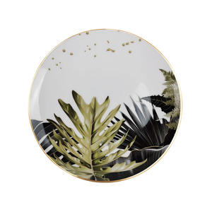 Fábrica al por mayor nuevo diseño placa moderna cerámica blanca cargador placa porcelana juegos de vajilla - Product Image 4