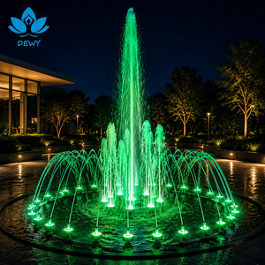 <span class=keywords><strong>Fuente</strong></span> Comercial Moderna de Acero Inoxidable para Exteriores con Luces LED Multicolores, Diseño Duradero para Hoteles y Parques - Product Image 3