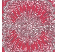 Tissu en dentelle à sequins à motif éventail dégradé, broderie perlée de qualité supérieure sur maille pour robe de soirée haut de gamme européenne, robe de mariée et couture