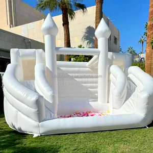 Tobogán Acuático Inflable White Castle <span class=keywords><strong>de</strong></span> Alta Calidad, PVC, para Niños, Juegos al Aire Libre, <span class=keywords><strong>Alquiler</strong></span> para Fiestas <span class=keywords><strong>de</strong></span> Boda y Entretenimiento Comercial - Product Image 2