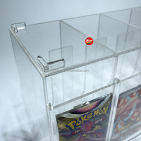Distributeur de boosters TCG en acrylique super transparent SHP, support d'affichage durable en plastique poli pour paquets de cartes à collectionner Yu-Gi-Oh!