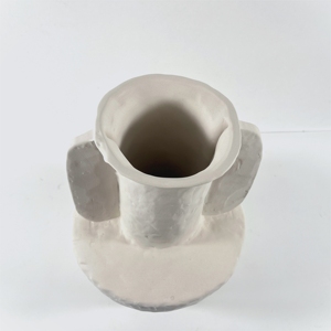 Vase de table moderne fait main, design contemporain exquis avec glaçure mate, style classique unique pour la décoration intérieure - Product Image 3