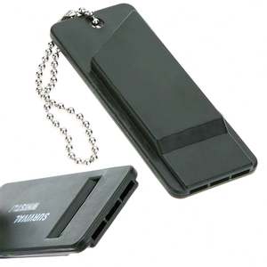 Silbato de 3 frecuencias, silbato de supervivencia de alto Decibelio, llavero portátil para acampar, senderismo, silbato de supervivencia de emergencia, herramientas para exteriores 2023 - Product Image 6