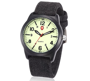 Reloj Deportivo DFS4568 para Hombre, Correa de Lona, Estilo Deportivo, Cuarzo, Iluminación Nocturna - Product Image 3