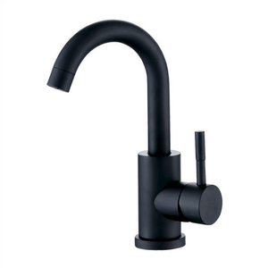 Moderno rubinetto da bagno a foro singolo con valvola in ceramica nero monocomando per rubinetto <span class=keywords><strong>e</strong></span> <span class=keywords><strong>miscelatore</strong></span> per <span class=keywords><strong>lavabo</strong></span> - Product Image 1