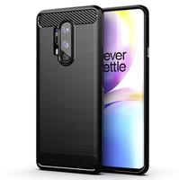 Coque arrière en silicone pour coque de téléphone One Plus 8 Pro Coque de protection en fibre de carbone pour Oneplus 3 3T 5 5T 6 6T 7 7T Pro Case Sports