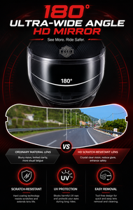 Nouveau casque de moto Kaizehui unisexe Predator Classic intégral en ABS, double visière, compatible HANS, homologué DOT - Product Image 5
